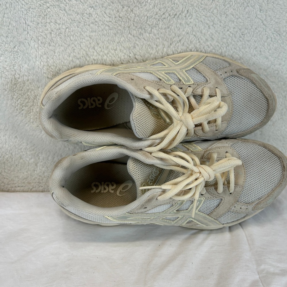 ASICS GEL-1130 White‎ Birch Cream Retro Running Shoes 1202A163-100 Womens 8.5 - Picture 11 of 15